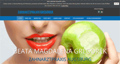Desktop Screenshot of gregorek.de